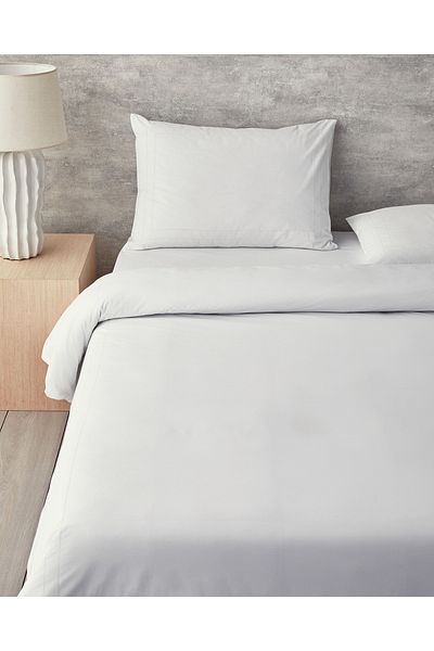 English Home Grandiose Openwork - Double White Duvet Cover Set