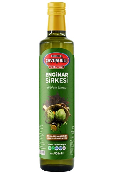Bozkırlı Çavuşoğlu Enginar Sirkesi Doğal Fermentasyon 500 Ml