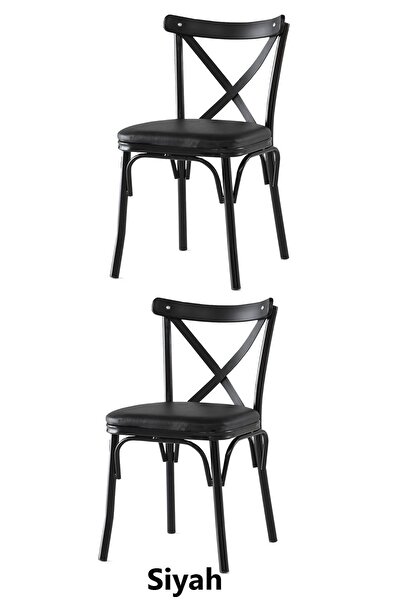 Sweet Home Masa Sandalye 2 Adet Çapraz Bahar Sandalye