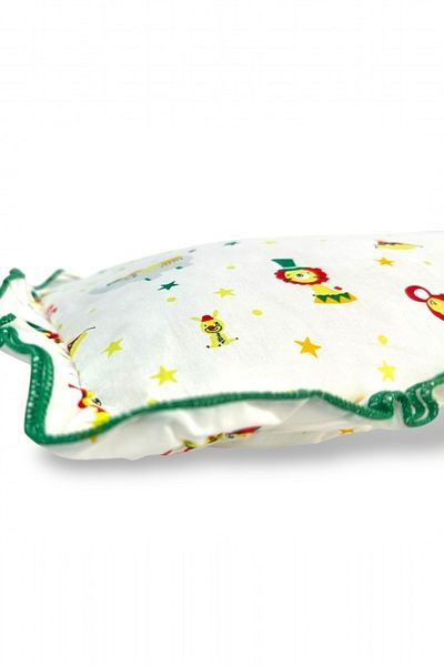Messido 30X45 cm Cotton Ruffle Patterned Baby Pillow