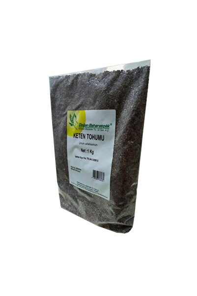 Doğan Baharatçılık Tane Keten Tohumu 1kg Doğal Saf Ekonomik Boy