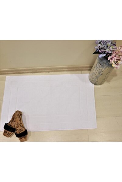 Ender Home 50x80 Paspas Jakarlı Banyo Ayak Havlusu Ev Otel Banyo Ayak Paspası