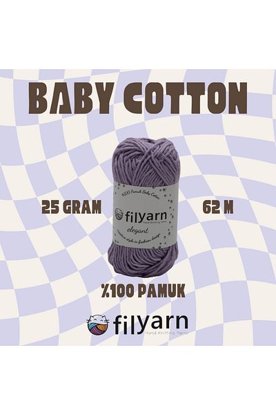 Filyarn Oeko-Tex Certified 25 γραμμάρια βαμβακερό νήμα μωρού - Γιλέκο και σετ 4 τεμαχίων