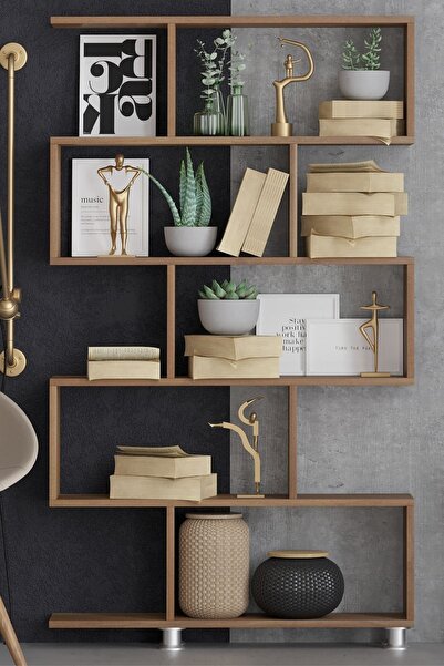 DECORMET Nilüfer Kitaplık Ceviz