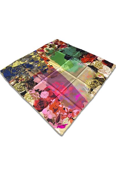 Pierre Cardin Μεταξωτό μαντήλι Tivil με ροζ καραμέλα 8377438 - 951