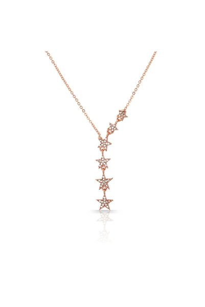 Forentina Rose Hanging Star Necklace Ps1475