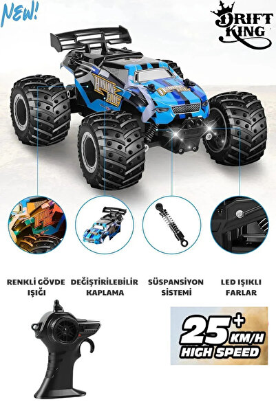 LRS STORE Süper Hızlı 25 Km Hız Yapabilen Arazi Aracı Uzaktan Kumandalı Şarjlı Araba