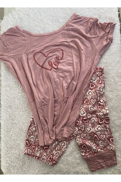IŞIK Plus Size Pajama Set