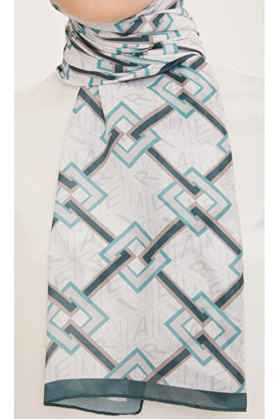 Armine Trend Shawl Green Mixed Pattern 10006 - 07