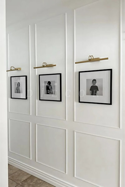 DİECOR Dekoratif Boyanabilir Hazır Kesimli 2.5 Cm Zarif 3 Üst 3 Alt Duvar Çıt...