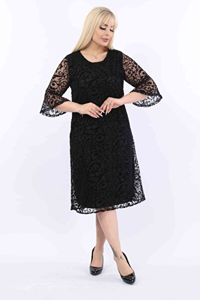 modayız Βραδινό φόρεμα Spanish Sleeve Plus Size 19a-2001