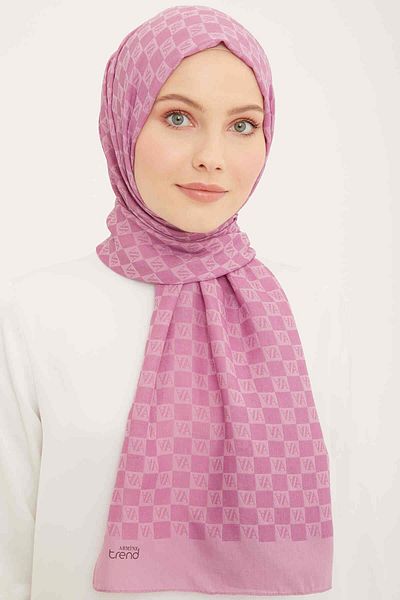 Armine Trend Ultra Light A Logo Lilac Shawl 18-21166