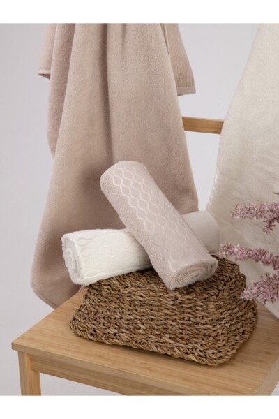 Özdilek Elissa Best Hammam Set Кремово-бежевий