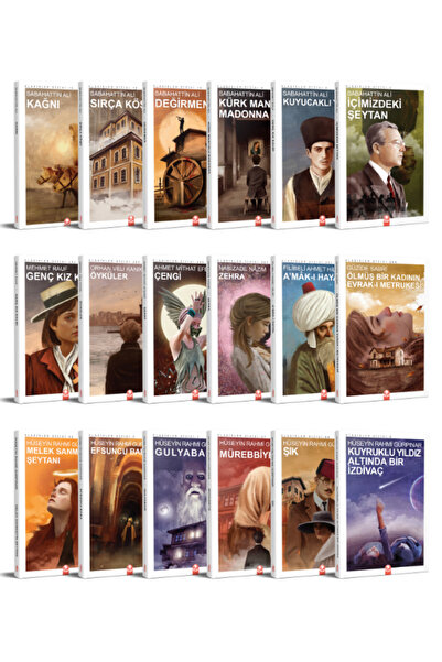 Kızıl Panda Yayınevi Türk Klasikleri Seti (18 Kitap)