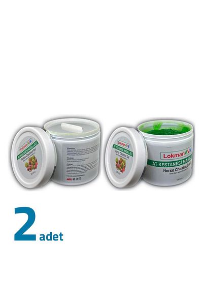 LokmanAVM Massage Gel Mint Oil Horse Chestnut Cream - 500ml x 2 Pieces
