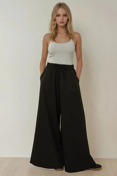 Hiccup Pantaloni largi cu șireturi în talie