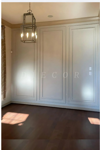 DİECOR Boyanabilir Dekoratif Özel Hazır Kesim 4 cm Duvar Çıtası