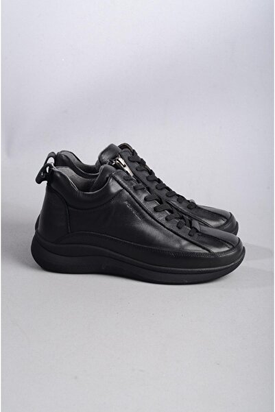 Forelli 27954 Γυναικείες μπότες Comfort από γνήσιο δέρμα Neva ΜΑΥΡΟ