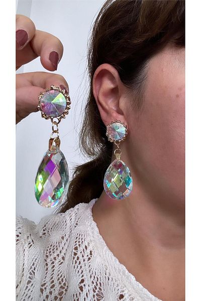 Pelin Aksesuar Drop Earrings - Janjan Design