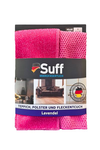 Suff Lavender Dense Serrated Microfiber Cloth - Carpet-Seat (40X40Cm)