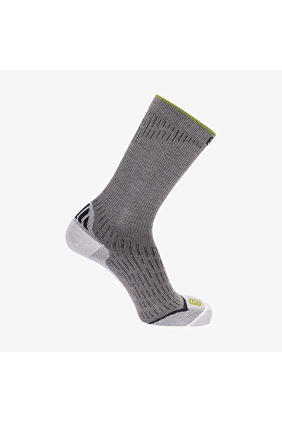 Salomon Running Ultra Crew Socks - Gray
