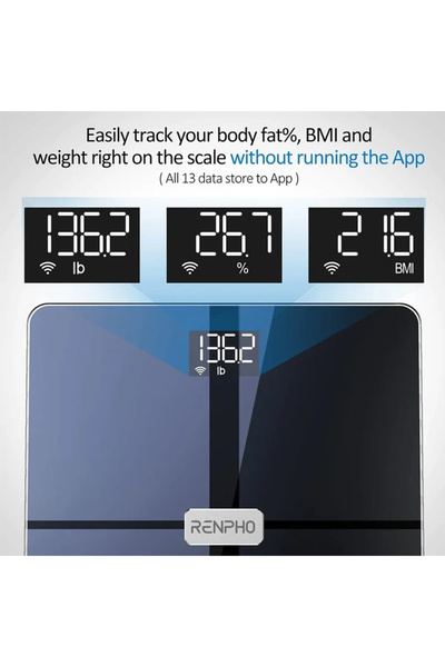 RENPHO PREMIUM WI-FI BLUETOOTH SCALE - ELISE ASPIRE WIFI