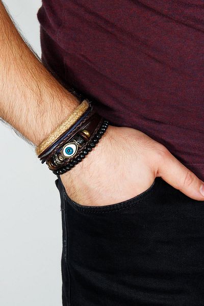 Modex Multiple Men's Bracelet with Eyes Gift for Lover