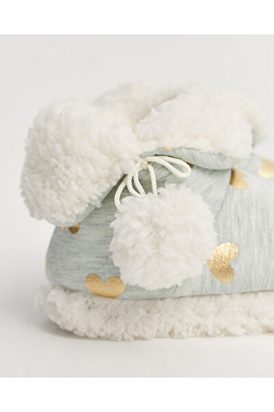 Chirpy Henr - Puantiyeli Ve Ponponlu Kadın Panduf