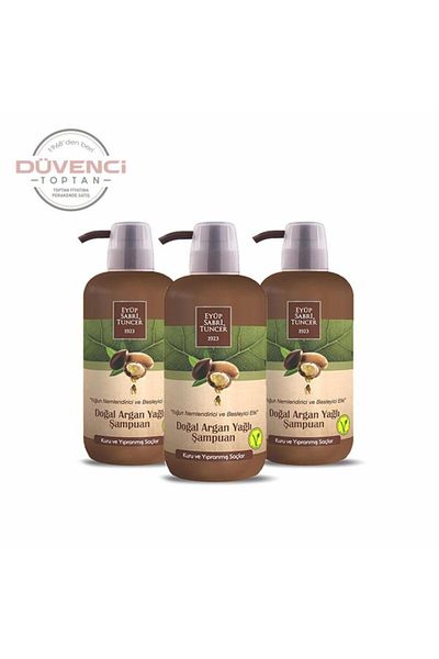 Eyüp Sabri Tuncer Argan Oil Düvenci Shampoo Set - Pack of 3