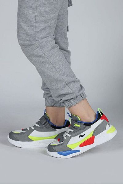 Jump 30058 Παιδικό Sneaker - Γκρι Casual Αθλητικά Παπούτσια