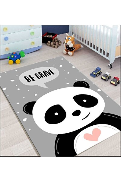 Halımax Cino 74 Yavru Panda Çocuk Odası Halı Bebek Oyun Halısı