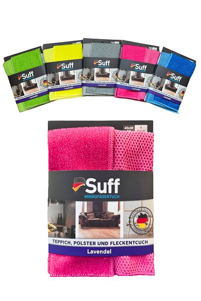 Suff Lavender Dense Serrated Microfiber Cloth - Carpet-Seat (40X40Cm)