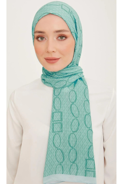 Armine Trend Turkuaz Karma Pattern 10007 - 05