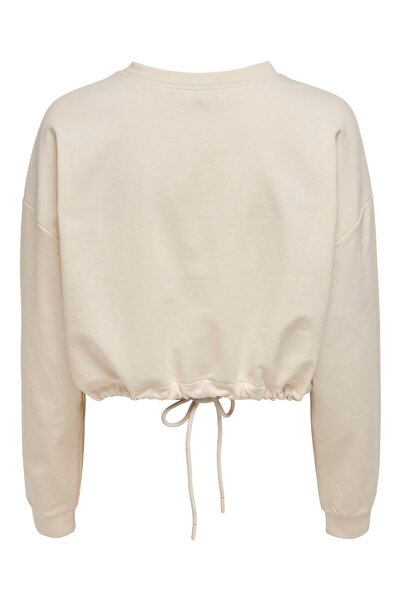 ONLY Γυναικείο sweatshirt Onldreamer Life Unb Ls Oneck String Noos