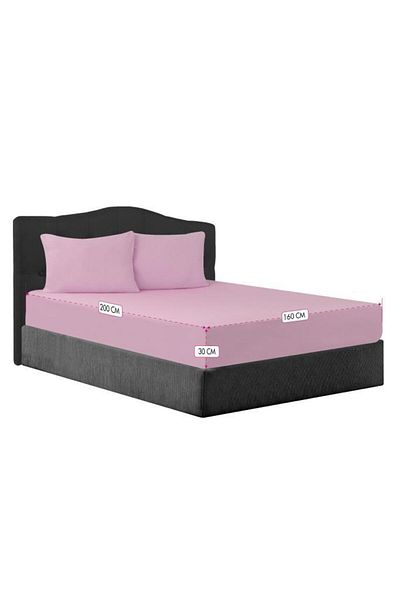 Ender Home طقم ملاءة سرير قطن 100% من كوتونفيرس – مع كيس وسادة