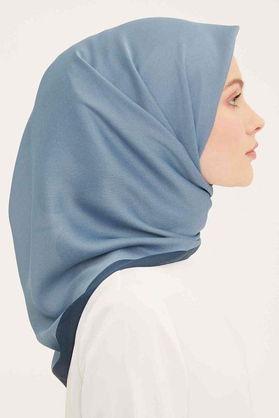 Armine Trend Μπλε μονόχρωμο κασκόλ Eliza 82