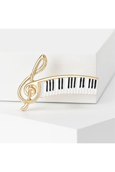 Pelin Aksesuar Piyano ve Sol Anahtarı Broş