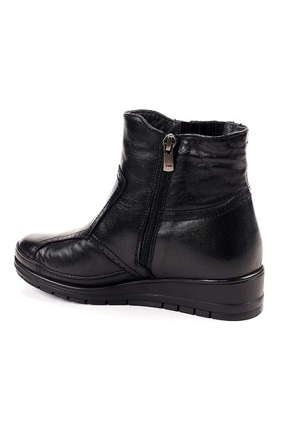 Forelli 25157 Ghete de damă confortabile din piele naturală Moly Black