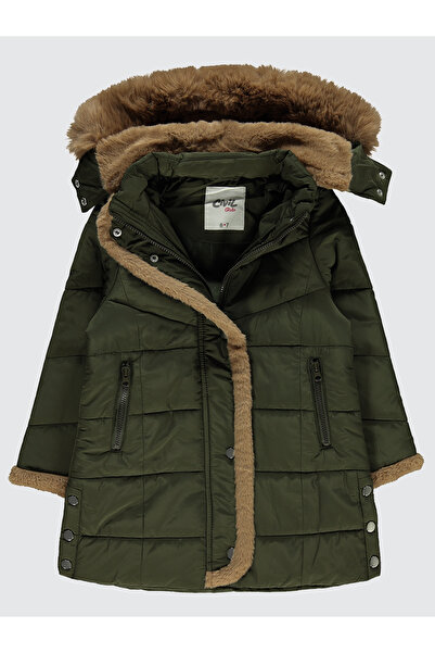 Civil Girls Kız Çocuk 6-9 Yaş Mont Haki