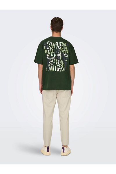 Only & Sons Ανδρικό μπλουζάκι Onshans Rlx Camo με στάμπα
