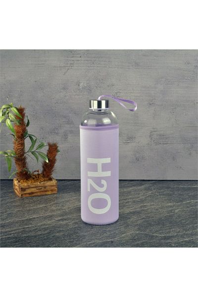 Tohana 1000 ml Lilac Glass Flask with Case