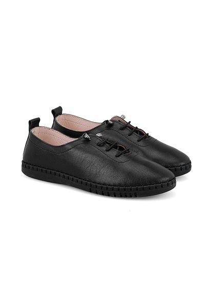 Desa Pantofi casual de damă din piele neagră