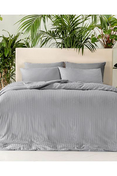 English Home Set cuvertură de pilota dublă Crystal Silky Twill 200x220 cm Gri