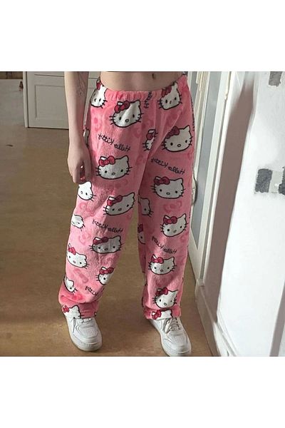 Violon Λούτρινο παντελόνι Kitty Oversize