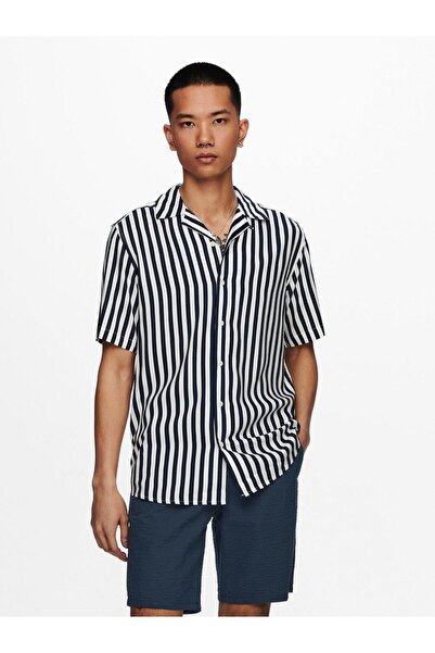Only & Sons Onswayne Life Ss Viscose Shirt Noos Men's Shirt