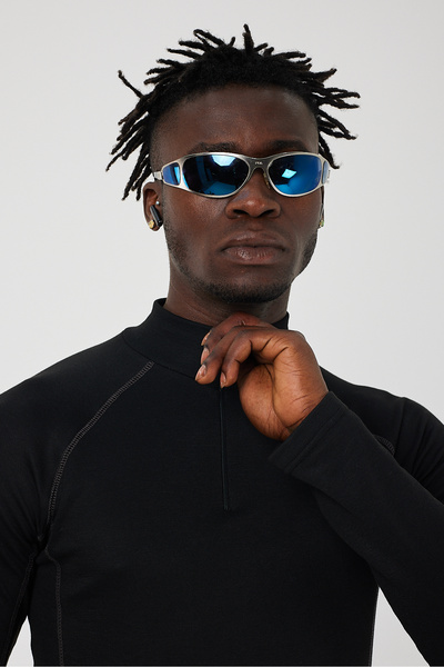 Scorp Ανδρικά θερμικά εσώρουχα Thermo-Fit Extreme με φερμουάρ, εσώρουχα για σκι, μαύρο