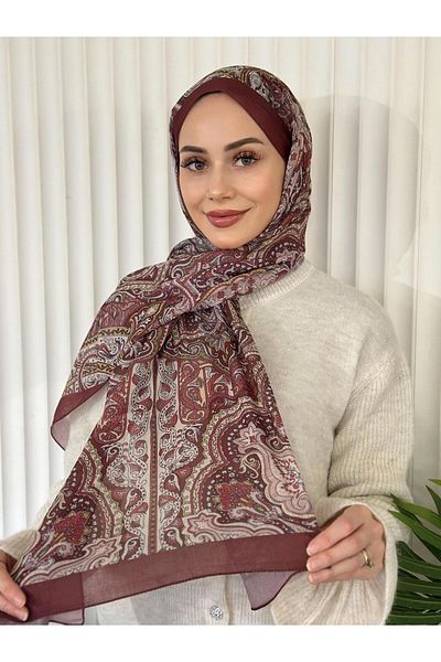 Pull Scarfs Ethnic Vual Angelo Pattern - Lilac