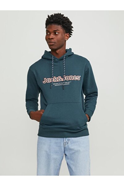 Jack & Jones Ανδρικό φούτερ Jorlakewood Sweat Hood Bf Ln