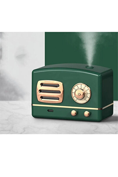 NEFESKAR Retro Tarzı 200ml Mini Hava Nemlendirici ve Aroma Difüzörü - Radyo G...