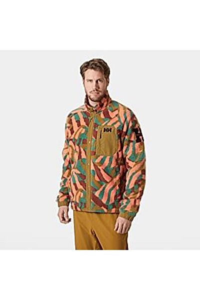Helly Hansen Panorama Printed Pile Snap Mont Erkek Polar